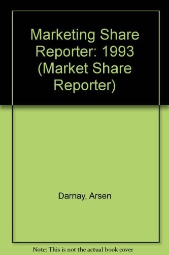 Market Share Reporter, 1993