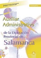 Auxiliares administrativos de la diputacion de salamanca. Temario