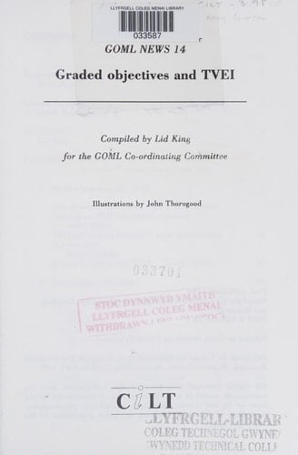 Graded Objectives and TVEI