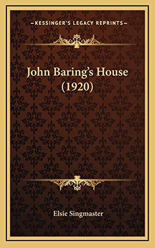 John Baring's House (1920)