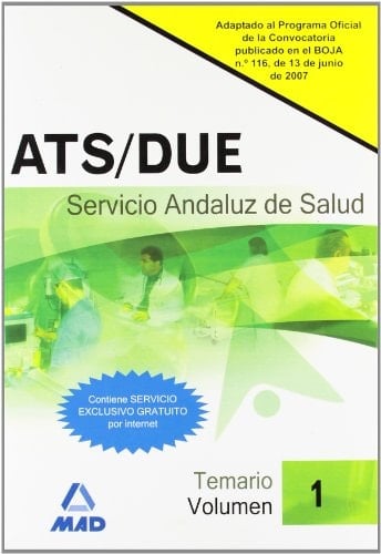 Ats/due del servicio andaluz de salud. Temario volumen i