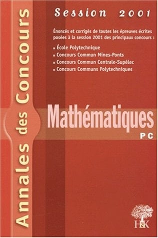Mathématiques PC 2001