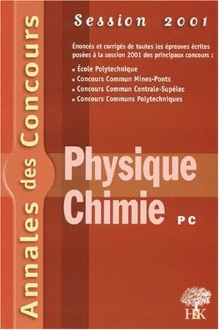 Physique et chimie PC 2001