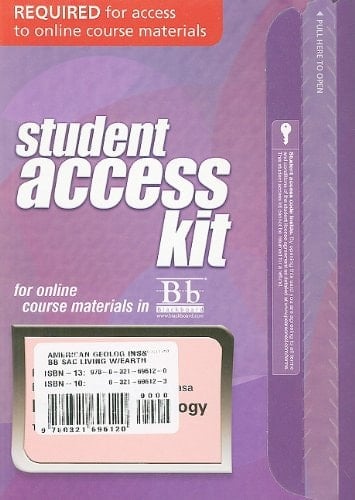 Living With Earth an Introduction to Environmental Geology Blackboard Student Access Code Card