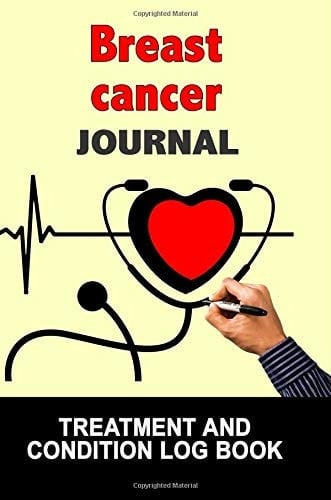 Breast Cancer Journal Treatment and Condition Log Book, 150 College-Ruled Pages