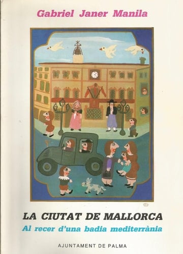 La ciutat de Mallorca al recer d'una badia mediterrània