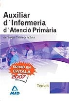 Auxiliars d'infermeria d'atenció primària, Intitut Català de la Salut Temari