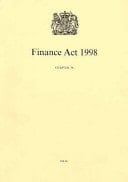 Finance Act 1998