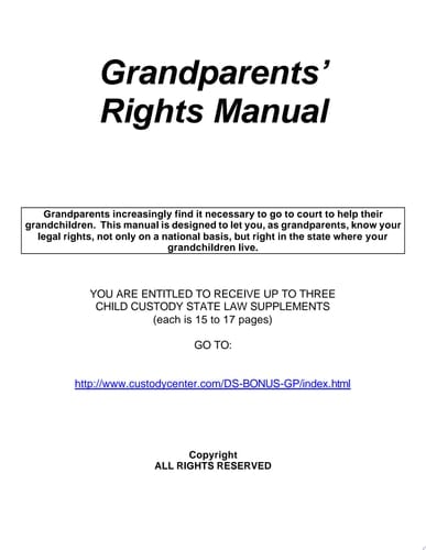 Grandparents Rights Manual 2007