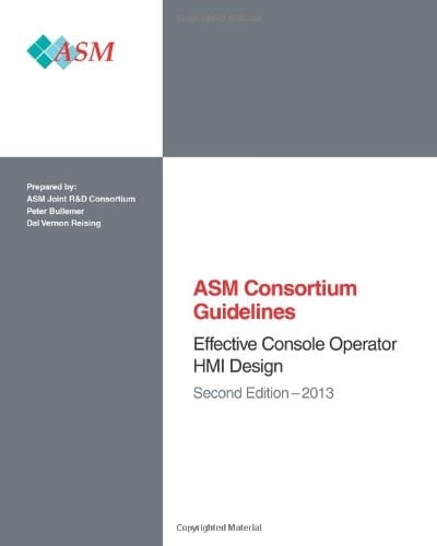 2013 Effective Console Operator HMI Design Second Edition