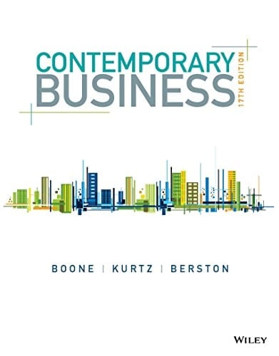 Contemporary Business, 17th Edition
