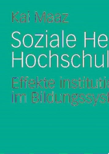 Soziale Herkunft und Hochschulzugang