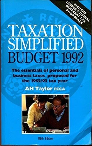 Taxation Simplified Budget 1992