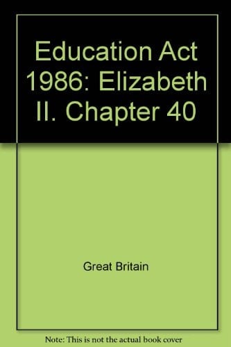 Education Act 1986