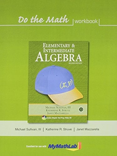 MyMathLab for Elementary and Intermediate Algebra ---Access Card-- PLUS Do the Math Workbook