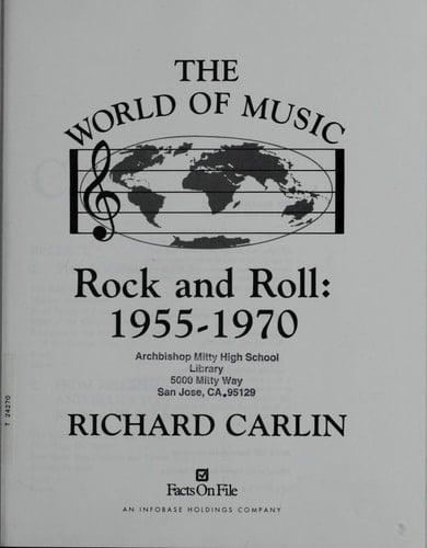Rock and Roll, 1955-1970