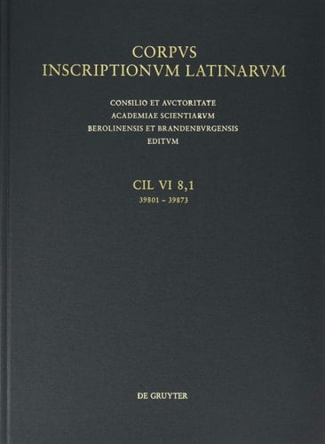 Inscriptiones urbis Romae latinae: 1. Index nominum