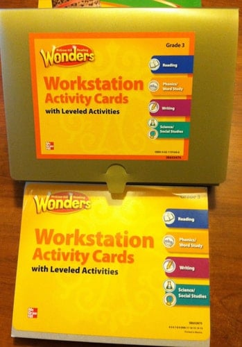 Reading Wonders, Grade 3, Workstation Activity Cards Package