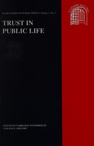 Trust in Public Life
