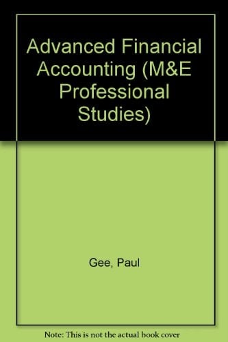 Advanced Financial Accounting