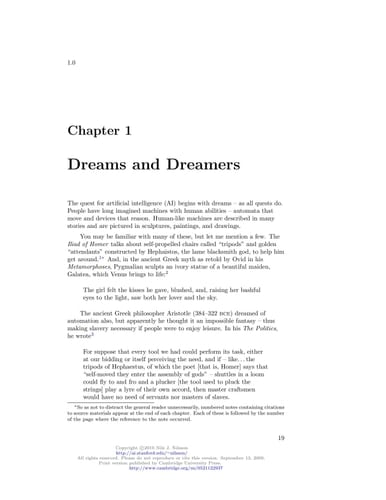 The Quest for Artificial Intelligence