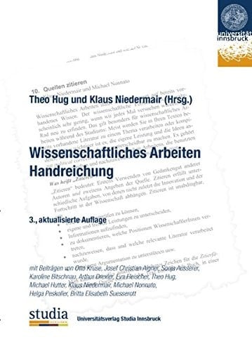 Wissenschaftliches Arbeiten Handreichung