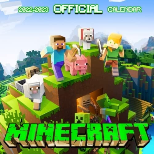Minẹcraft: Video Game Calendar 2022 - Games calendar 2022-2023 18 months- Planner Gifts boys girls kids and all Fans (Kalendar Calendario Calendrier).