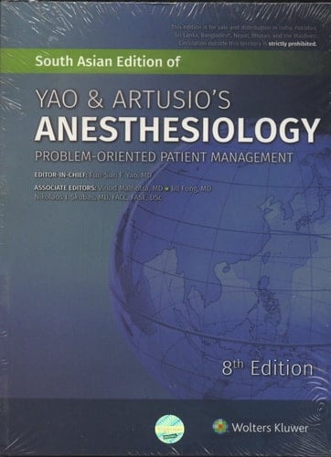 Yao And Artusios Anesthesiology Problem Oriented Patient Management 8Ed (Pb 2016)