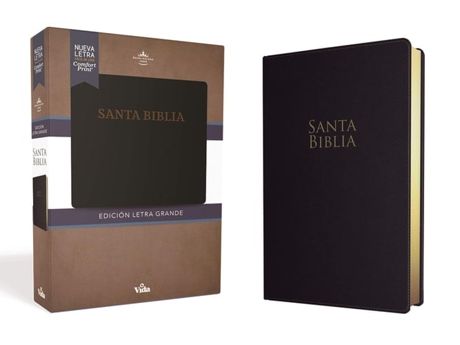 RVR60 Santa Biblia Letra Grande, Leathersoft