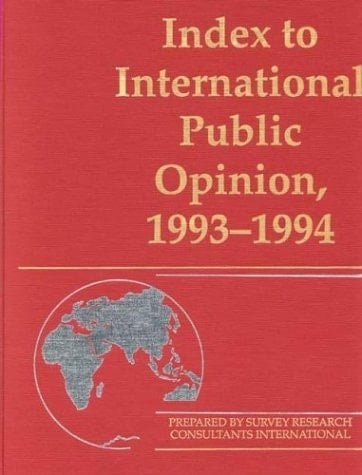 Index to International Public Opinion, 1993-1994