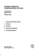 Energie, Umwelt und Zusammenarbeit in Europa (Studien über Wirtschafts- und Systemvergleiche) (German Edition)