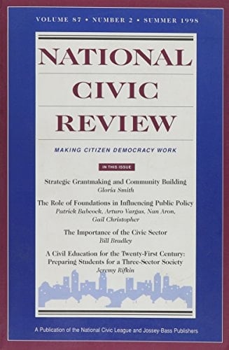 Dialogues on Philanthropy and Community Building, Summer 1998