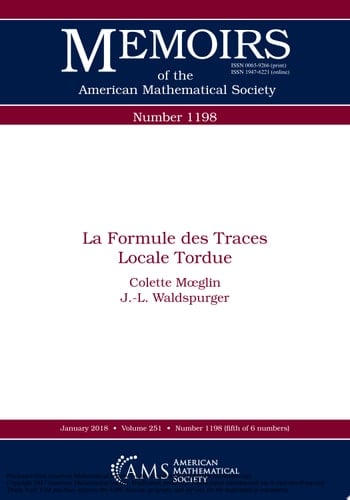 La Formule des Traces Locale Tordue