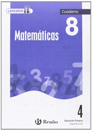Lapiceros Matemáticas 4 Cuaderno 8