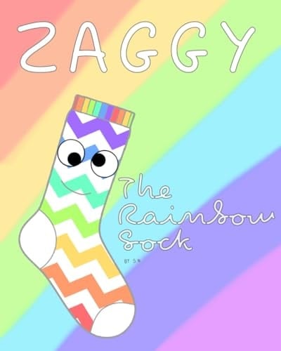Zaggy the Rainbow Sock