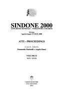 Sindone 2000 Congresso mondiale : Orvieto agosto 27-28-29, 2000 : Atti