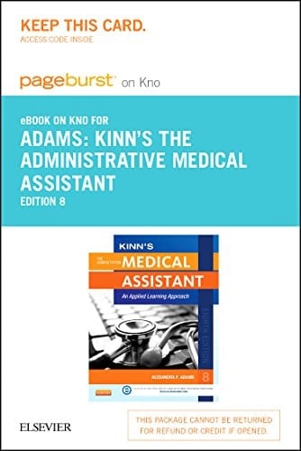Kinn's The Administrative Medical Assistant - Elsevier eBook on Intel Education Study (Retail Access Card): Kinn's The Administrative Medical ... on Intel Education Study (Retail Access Card)