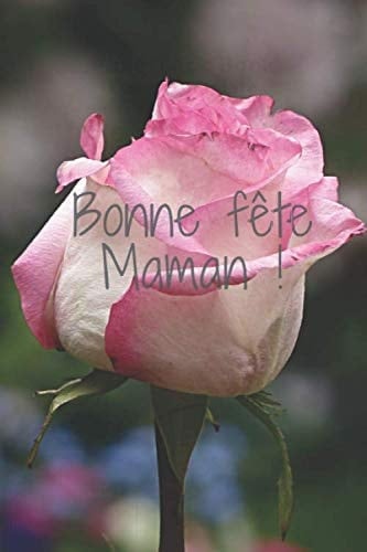 Bonne Fête Maman Carnet de Notes Pour Offrir à Votre Maman Avec une Page Pour Lui Noter un Mot Tendre et des Pages Pour Mettre Ses Photos Préférées. Dim 6 X 9 Pouces un Carnet Pratique Par Son Format une Couverture Souple Avec Photo d'une Rose