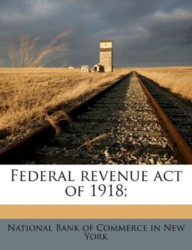 Federal revenue act of 1918;