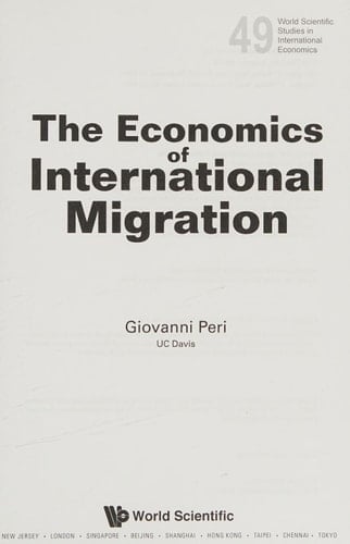 The Economics of International Migration