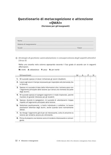 Attenzione e metacognizione come migliorare la concentrazione della classe