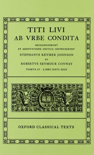 Livy Ab Urbe Condita Books XXVI-XXX