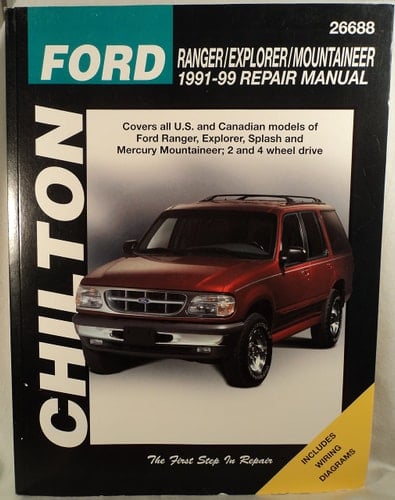 Ford Ranger, Explorer, and Mountainer, 1991-99