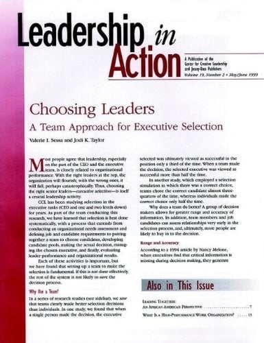 Leadership in Action 1999