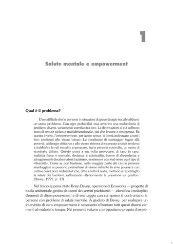 Empowerment e salute mentale. Il potere dei movimenti sociali degli utenti
