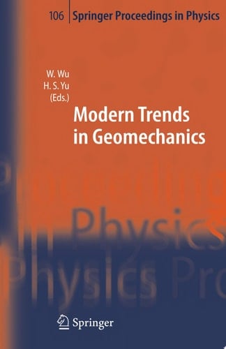 Modern Trends in Geomechanics