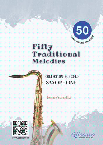 Easy Saxophone book | 50 Traditional melodies: beginner / intermediate