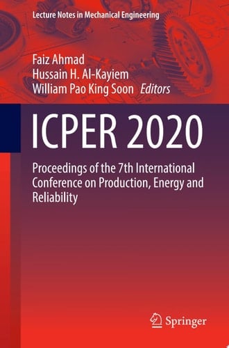 ICPER 2020 Proceedings of the 7th International Conference on Production, Energy and Reliability