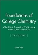 Foundations of College Chemistry, Wiley E-Text: Powered by VitalSource + WileyPLUS eCommerce Set