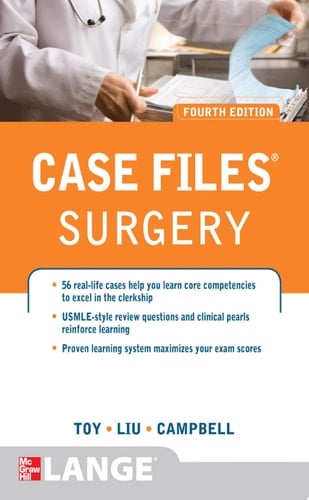 Case Files Surgery, Fourth Edition courseload ebook for Case Files Surgery 4/E